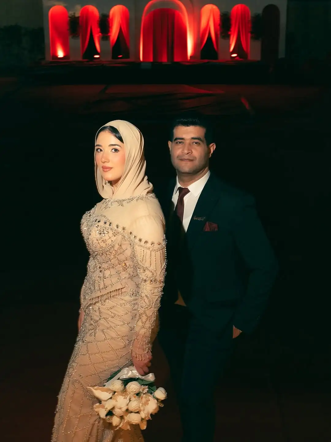Mostafa & Habiba wedding at Lucid Wedding Hall photographed by Hassan Al Ashkar
