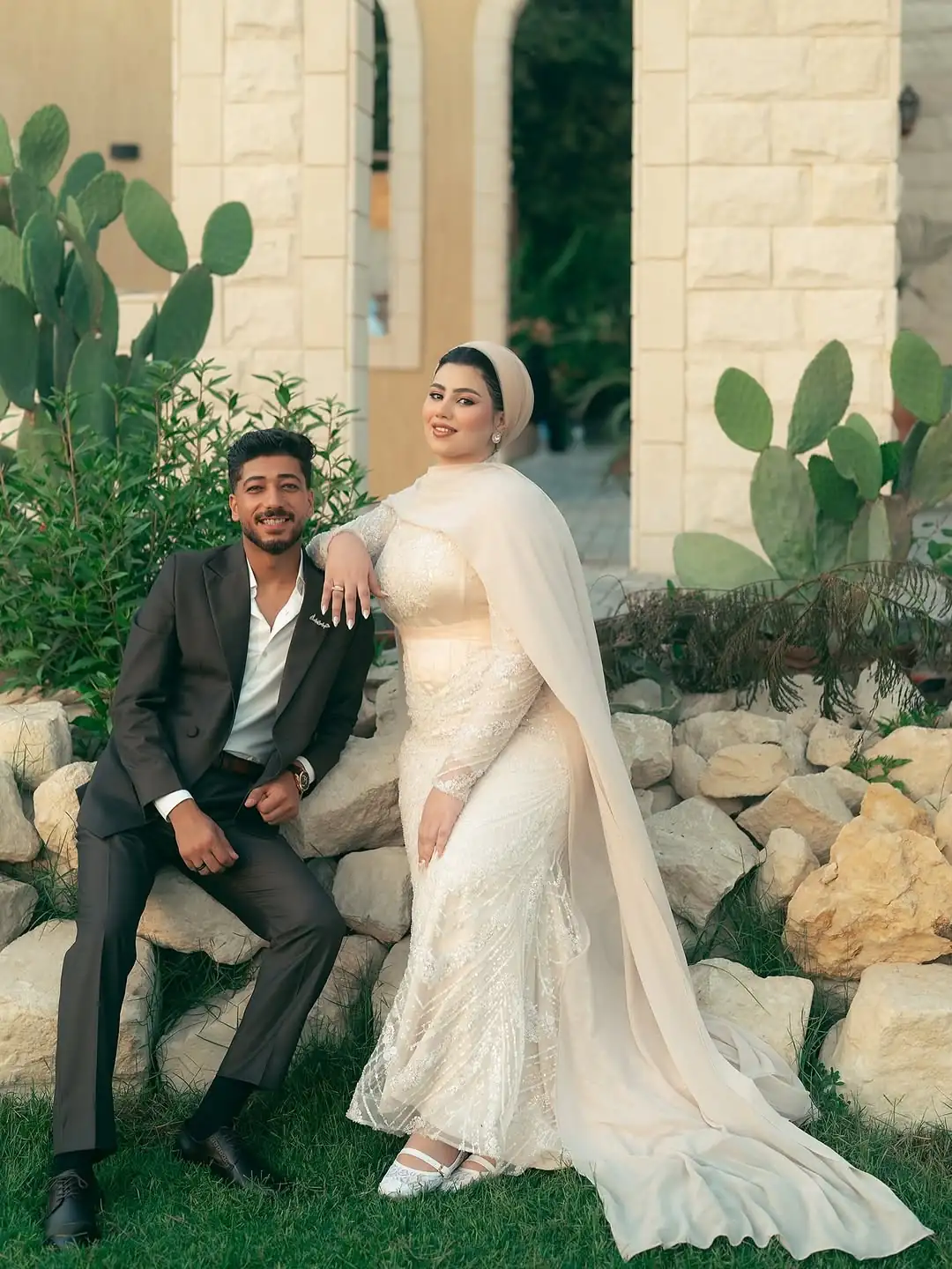 Mohamed & Habiba wedding photograph 3 at Volnvilla