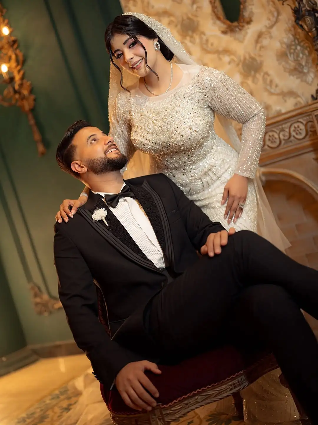 Islam & Randa wedding photograph 2 at Wady Elamar